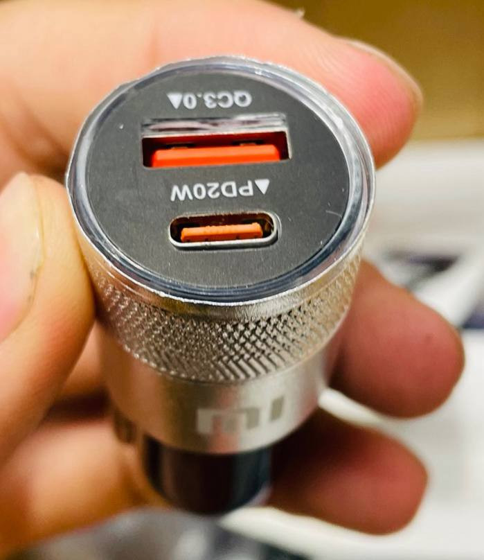 شارژر فندکی شیائومی (Mi) فست شارژ مدل XM-02 با بدنه فلزی