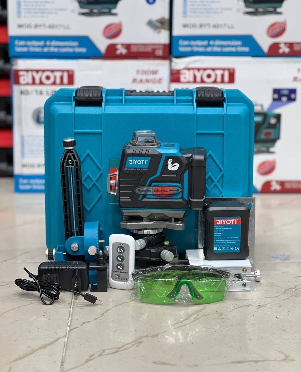 تراز لیزری بیوتی مدل BYT-4D17LL ۴ بعدی ۱۶ خط